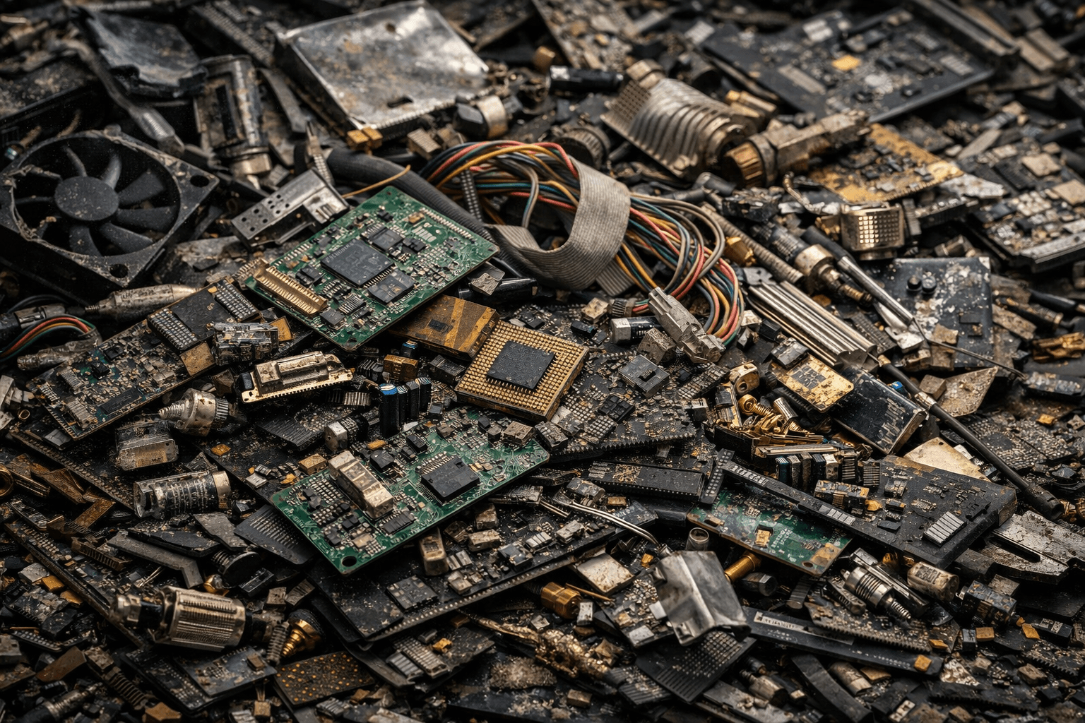 Sucata eletrônica rica em metais preciosos