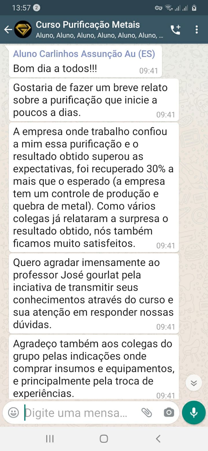 Depoimento de aluno 2